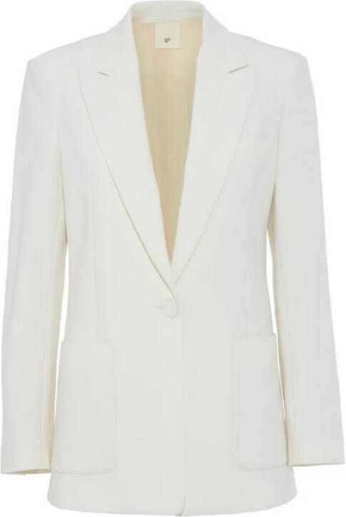 Heartmade Sportjas Regular Fit Knoopsluiting White Dames