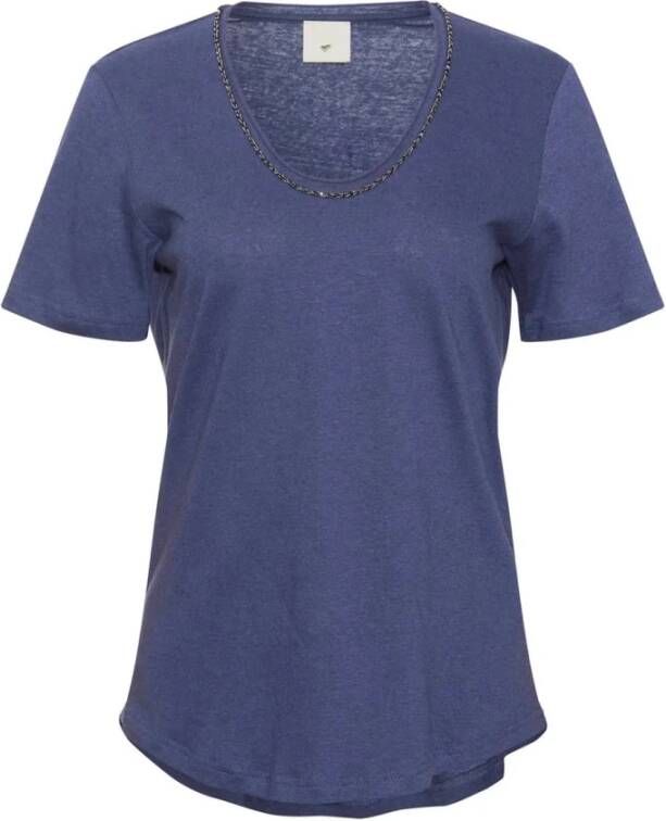 Heartmade Stijlvol T-shirt Blauw Dames