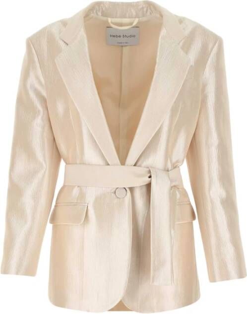 Hebe Studio Blazers Beige Dames