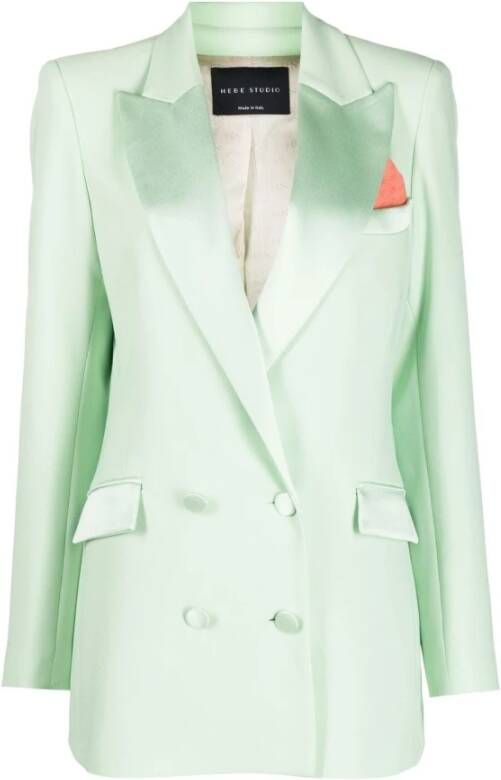 Hebe Studio Blazers Groen Dames