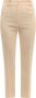 Hebe Studio Leather Trousers Beige Dames - Thumbnail 1