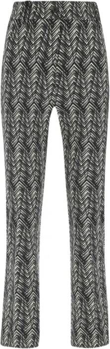 Hebe Studio Skinny Trousers Zwart Dames