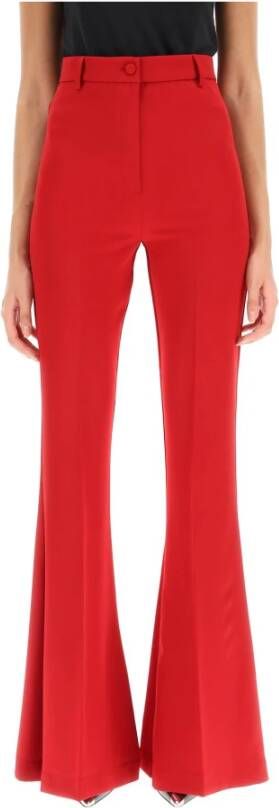 Hebe Studio Slim-fit Trousers Rood Dames