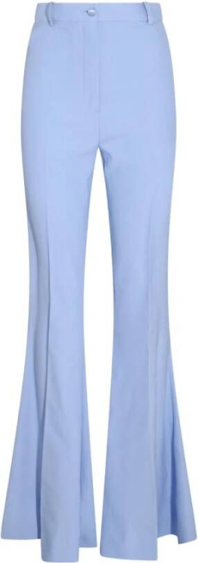 Hebe Studio Wide Trousers Blauw Dames