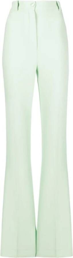 Hebe Studio Wide Trousers Groen Dames