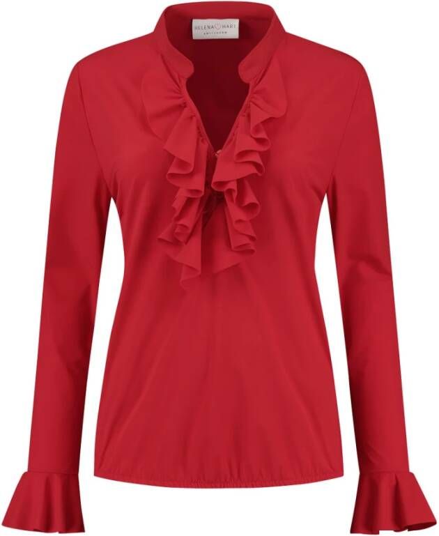 Helena Hart Hive blouse 7257 Rood Dames