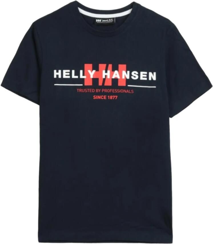 Helly Hansen Grafisch Katoenen T-shirt voor Dagelijks Gebruik Black Heren