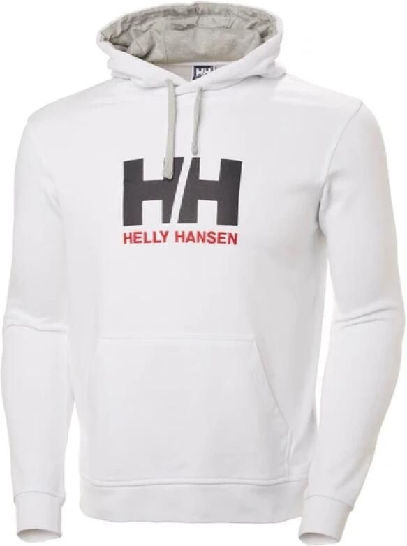 Helly Hansen Dames Katoenen Hoodie met Logo Illustratie White Dames - Foto 4