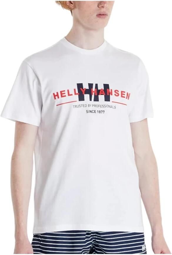Helly Hansen Kern Grafisch T-shirt White Heren