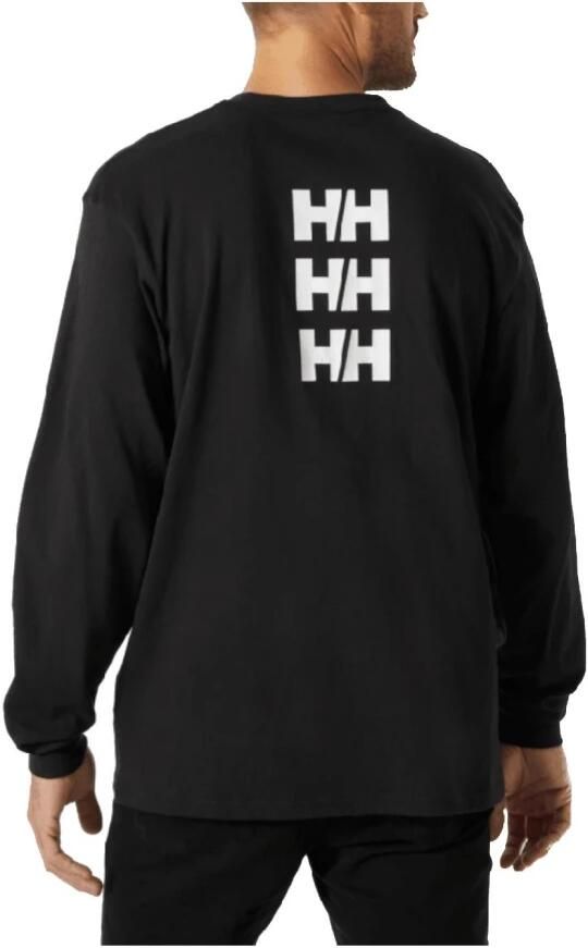 Helly Hansen Lange Mouw Urban T-shirt Zwart Black Heren - Foto 2