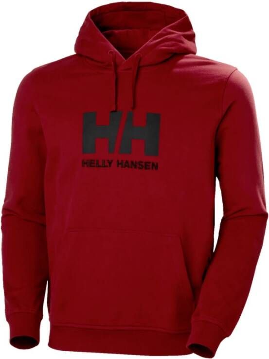 Helly Hansen Hooded sweatshirt Logo Rood Heren