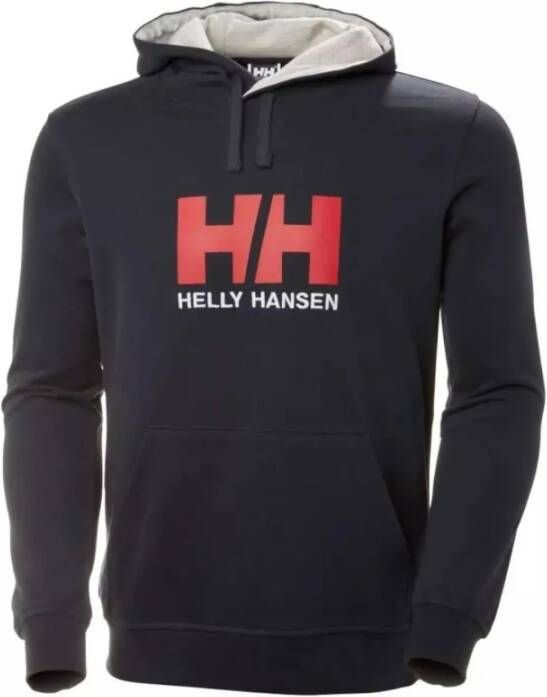 Helly Hansen Sweatshirt Logo Hoodie 33977-597 Blauw Heren