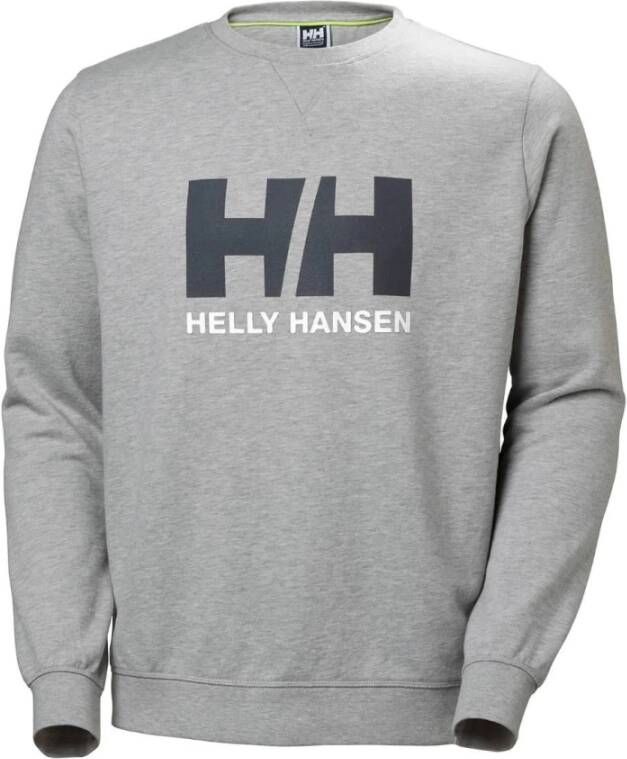 Helly Hansen Sweatshirt van het bemanningslogo Grijs Heren