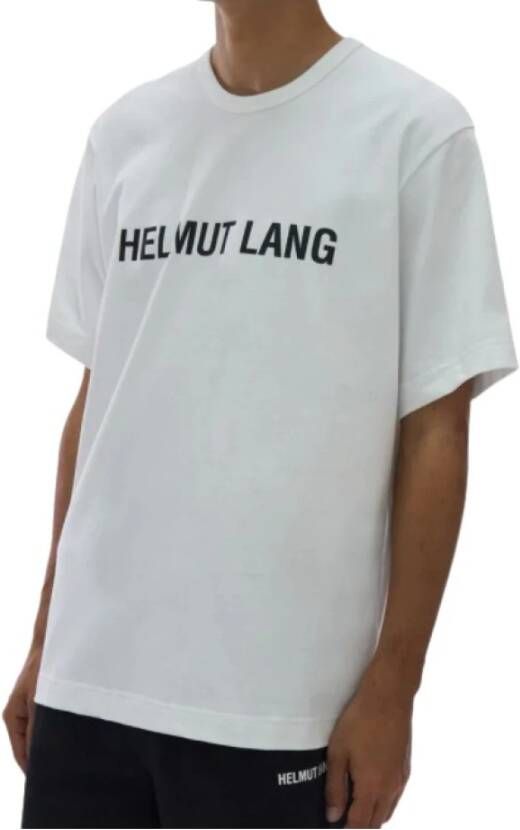 Helmut Lang Core Logo T-shirt Wit Heren