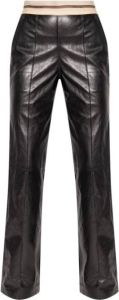 Helmut Lang Leather trousers Zwart Dames