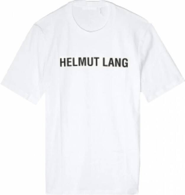 Helmut Lang Logo print t-shirt Wit Heren