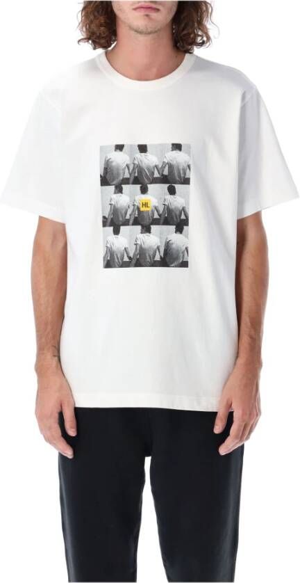Helmut Lang Men Clothing T-Shirts Polos White Aw22 Wit Heren