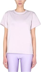 Helmut Lang Regular Fit T-Shirt Roze Dames