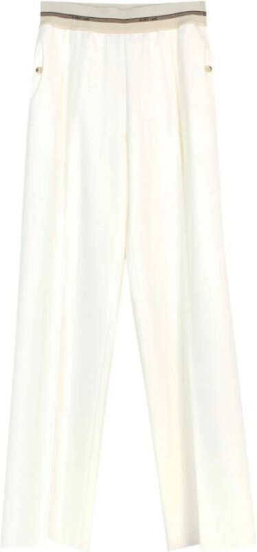 Helmut Lang Straight Trousers Wit Dames