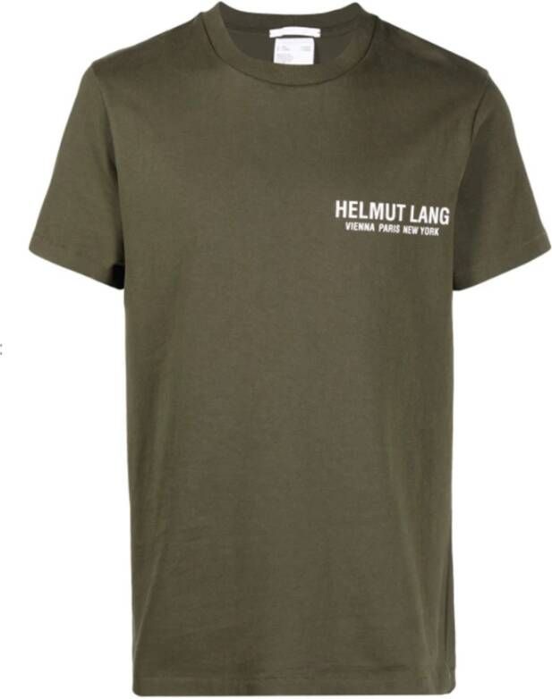 Helmut Lang t-shirt Groen Heren