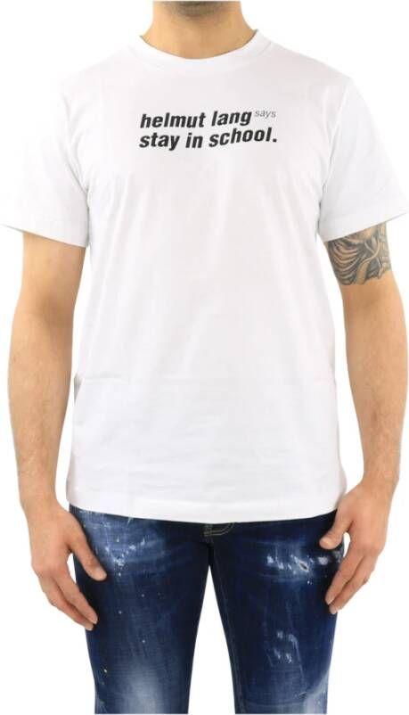 Helmut Lang t-shirt White Heren