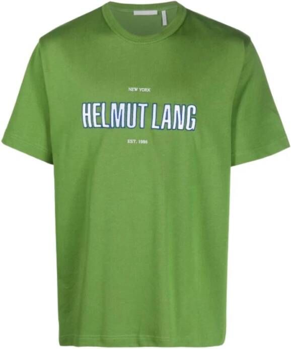 Helmut Lang T-Shirts Groen Heren