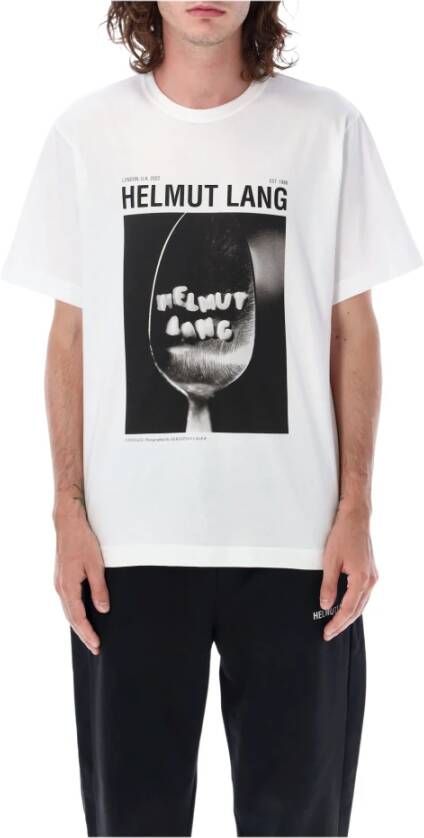 Helmut Lang T-Shirts Wit Heren
