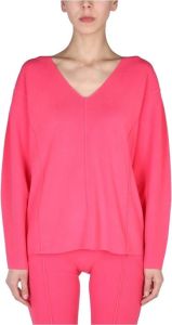 Helmut Lang V-Neck Sweater Roze Dames