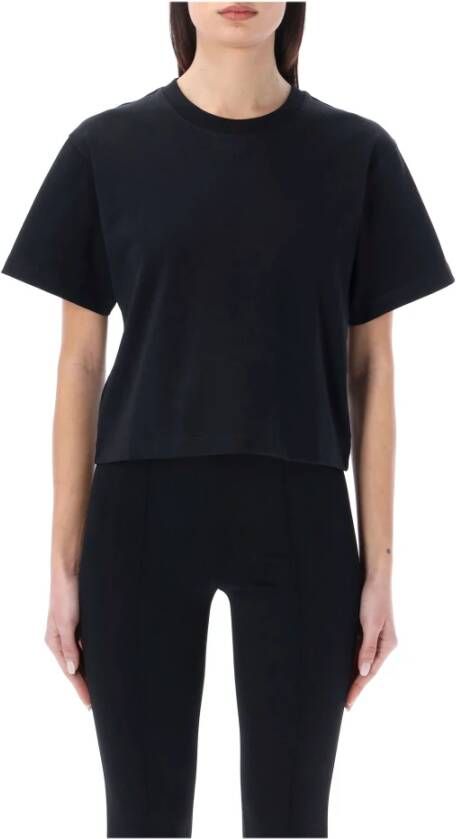 Helmut Lang Women Clothing T-Shirts Polos Black Ss23 Zwart Dames
