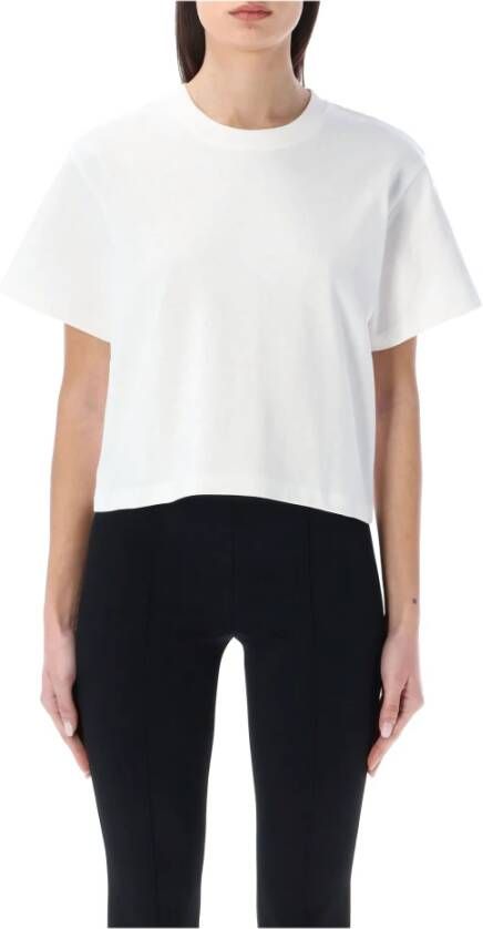 Helmut Lang Women Clothing T-Shirts Polos White Ss23 Wit Dames