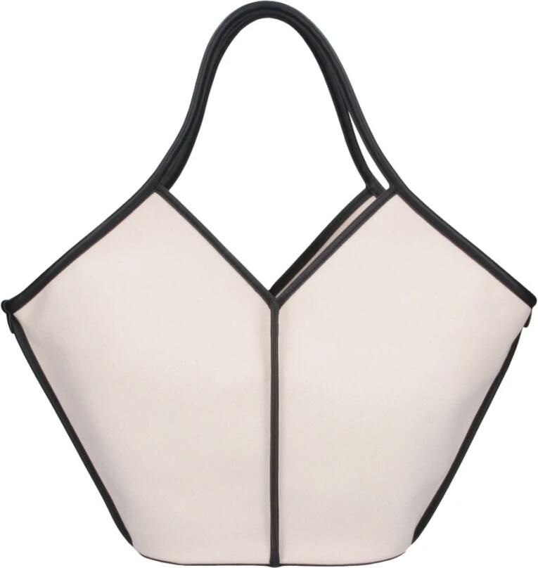 Hereu Shoppers & Totes "Calella" Tote Bag – Ivory in beige