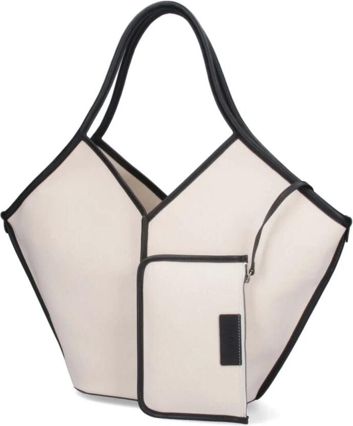 Hereu Shoppers & Totes "Calella" Tote Bag – Ivory in beige - Foto 4