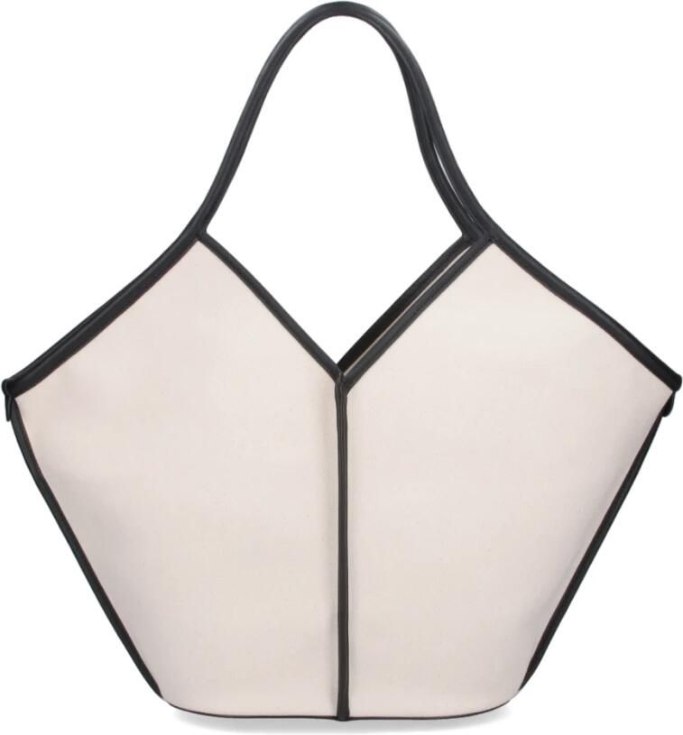 Hereu Shoppers & Totes "Calella" Tote Bag – Ivory in beige - Foto 2