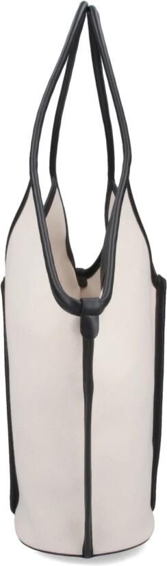 Hereu Shoppers & Totes "Calella" Tote Bag – Ivory in beige - Foto 5
