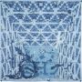 Hermès Vintage Gebruikte sjaal Blauw Dames - Thumbnail 1