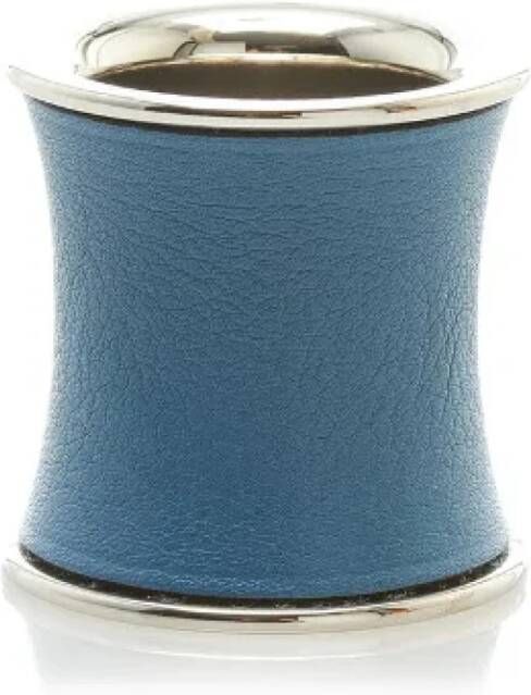 Hermès Vintage Pre-owned Leather hermes-jewelry Blauw Dames