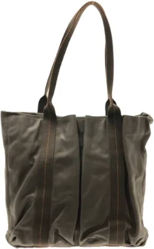 Hermès Vintage Pre-owned Leather shoulder-bags Bruin Dames