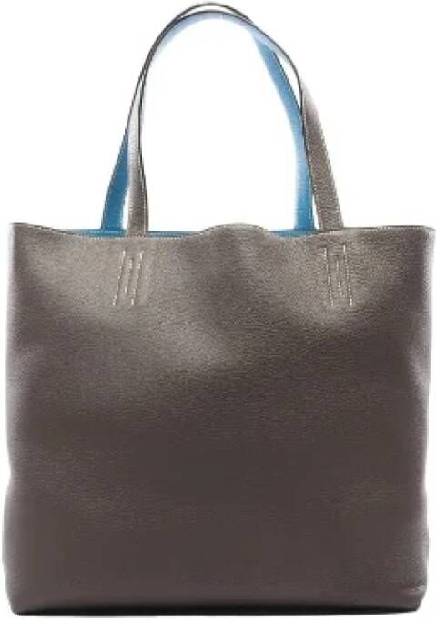 Hermès Vintage Pre-owned Leather shoulder-bags Bruin Dames