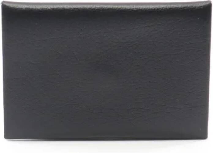 Hermès Vintage Pre-owned Leather wallets Zwart Unisex