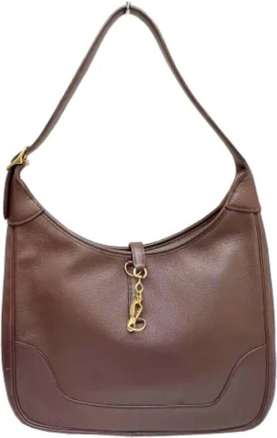 Hermès Vintage Pre-owned Shoulder Bags Bruin Dames