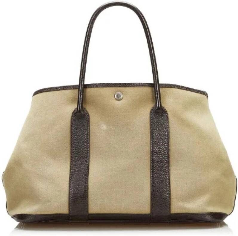 Hermès Vintage Tweedehands tas Beige Dames