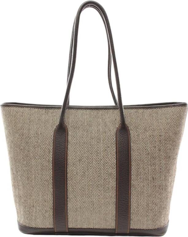 Hermès Vintage Tweedehands tas Bruin Dames