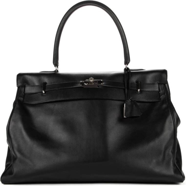 Hermès Vintage Voldoende handtas Kelly 50 Zwart Dames