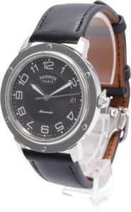 Hermès Vintage Voldoende horloges Zwart Heren