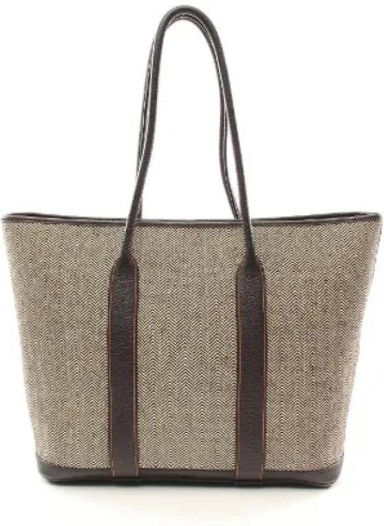 Hermès Vintage Voldoende lederen bakken Beige Dames