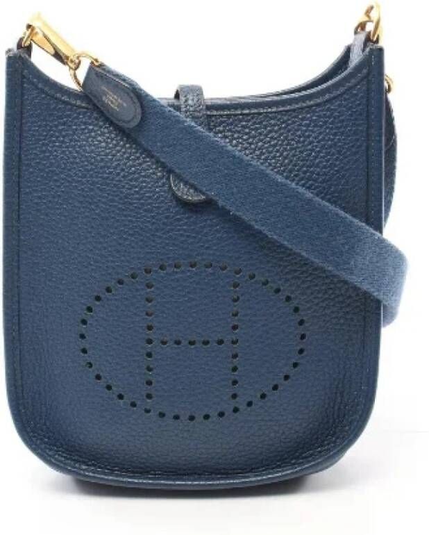 Hermès Vintage Voldoende schoudertassen Blauw Dames
