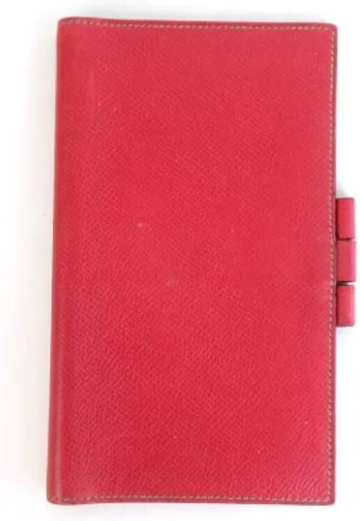 Hermès Vintage Pre-owned Canvas home-office Rood Dames