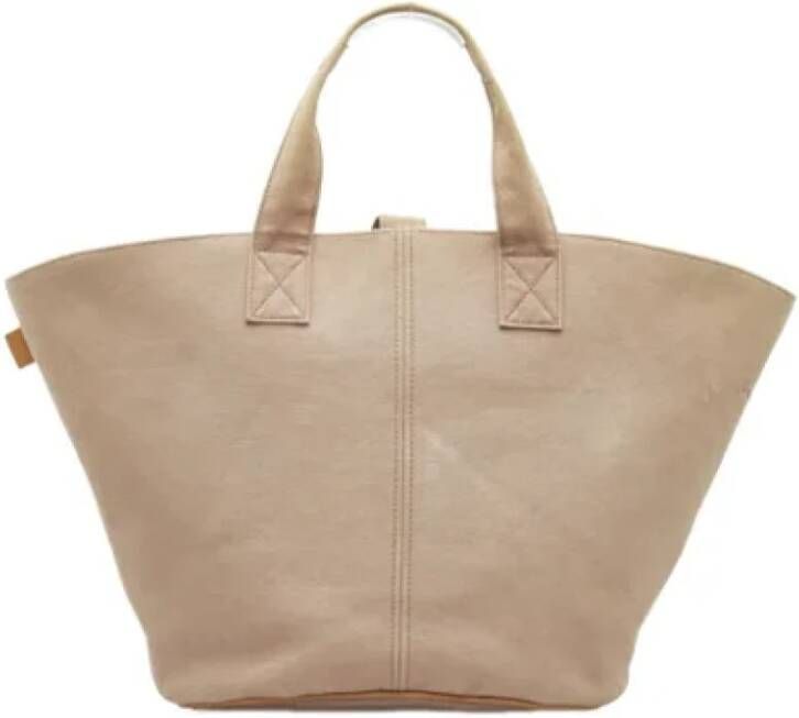 Hermès Vintage Pre-owned Canvas shoulder-bags Beige Dames