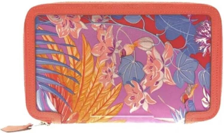 Hermès Vintage Pre-owned Canvas wallets Meerkleurig Dames