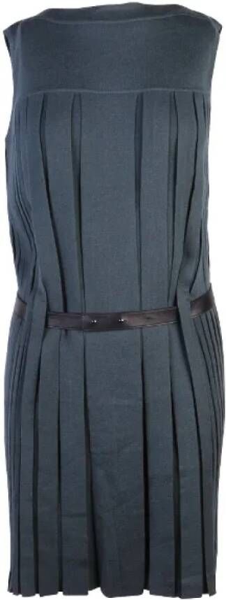 Hermès Vintage Pre-owned Cashmere dresses Groen Dames